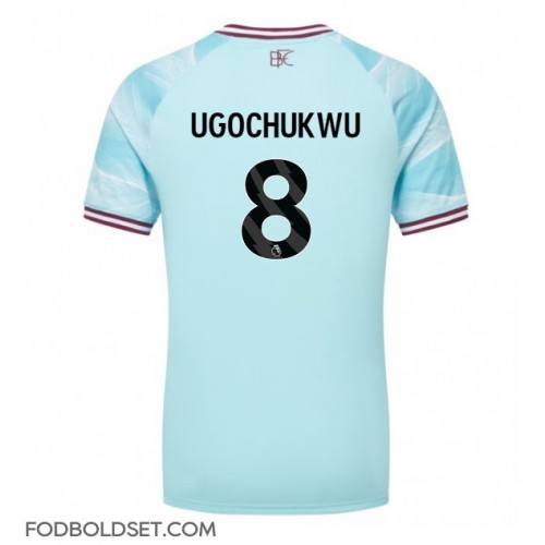 Burnley Lesley Ugochukwu #8 Udebanetrøje 2025-26 Kortærmet